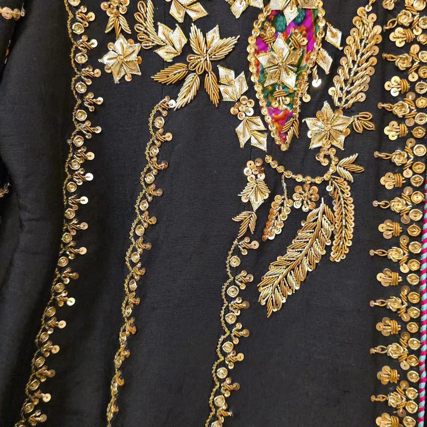 Black Angrakga dress,Luxury Pakistani Formal Wear,wedding wear